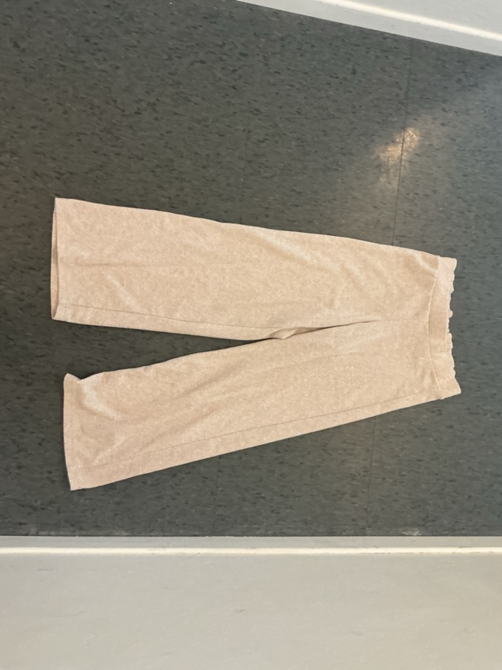 Zara Cream Wide-Leg Kids Sweatpants